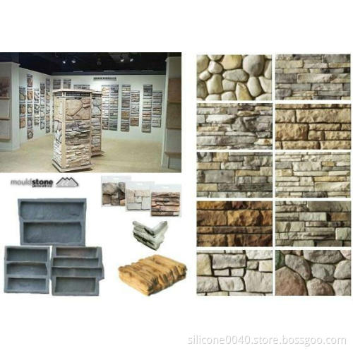 Addition cure silicon rubber for artificial stone products
